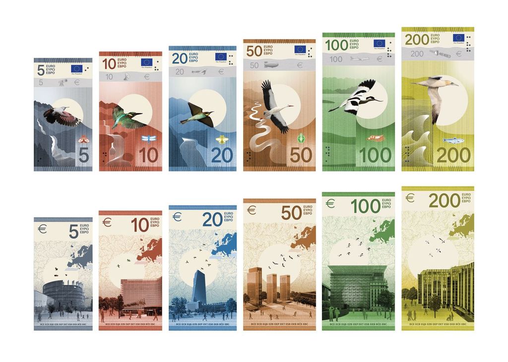 Billets en euros : la proposition « i » du Studio Idaë
