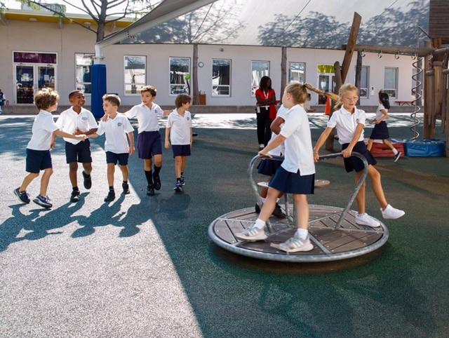 Cours d'école de la Dallas International School