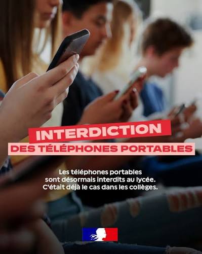 Interdiction des téléphones portables