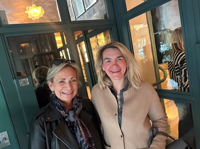 De gauche à droite, Michèle Saint Laurent et Aksana Ivaniuk associées de Chez Les Frenchies