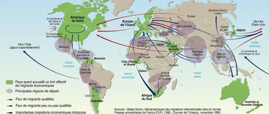 Les données disponibles sur les migrations internationales mettent en évidence une incontestable croissance