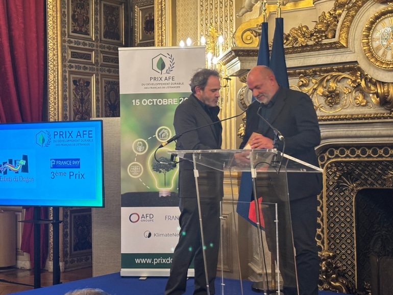 Prix du d&eacute;veloppement durable AFE pour les &laquo; Enfants du Dragon &raquo;