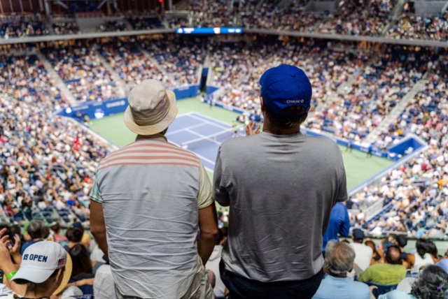 Vivre l'US Open depuis les tribunes
