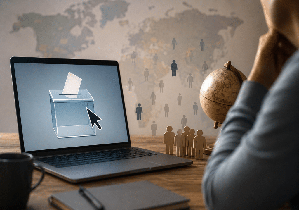 Le vote par internet une bonne ou mauvaise id&eacute;e, image d'illustration