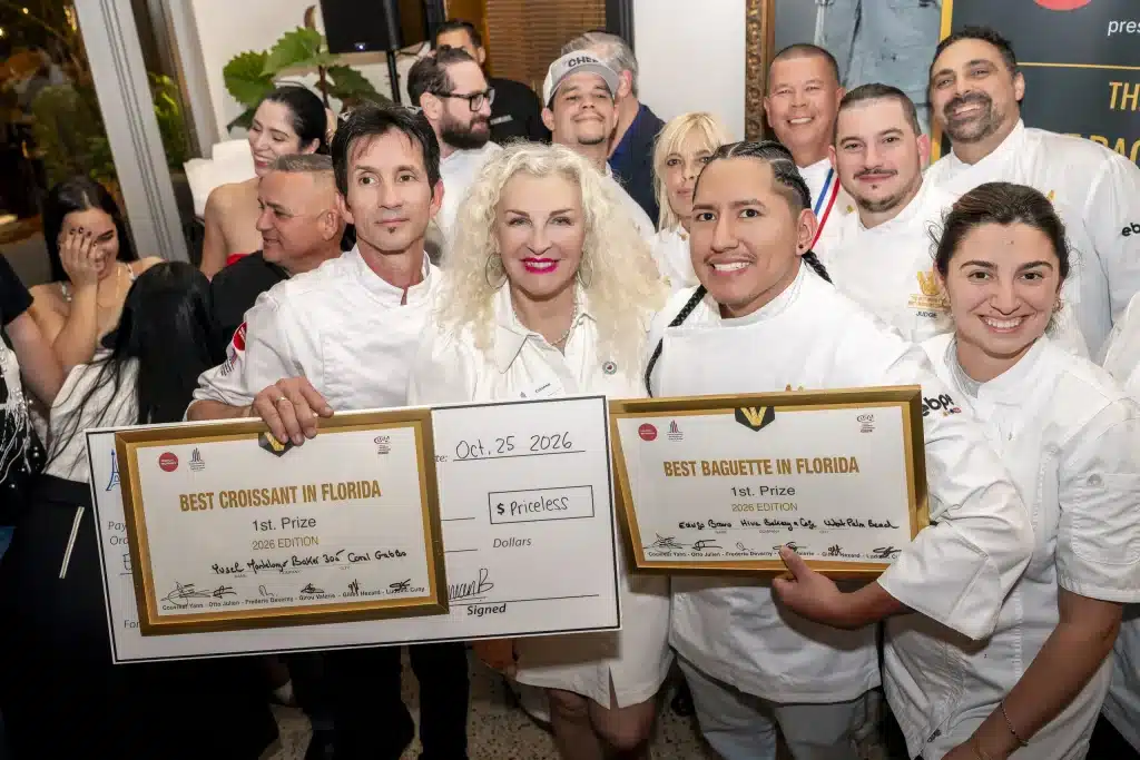 Les vainqueurs meilleure baguette et meilleur croissant Miami 2026