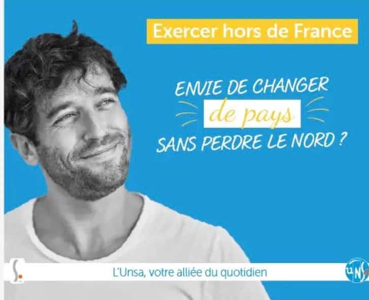 Affiche de l'UNSA, Union nationale des syndicats autonomes
