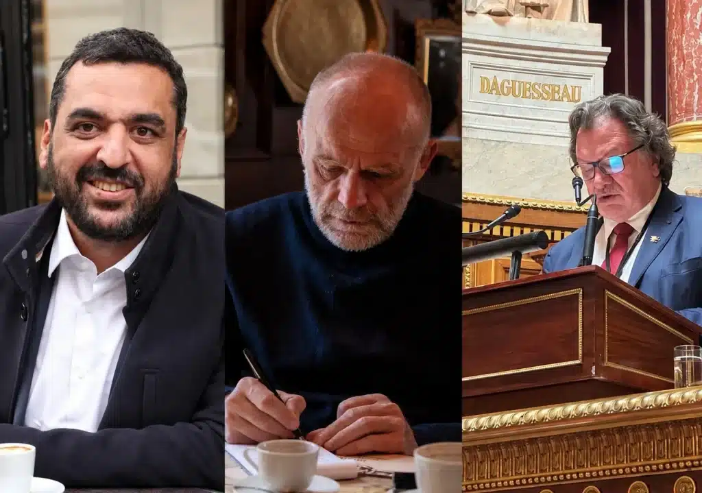 Karim Ben Cheikh, Frédéric Petit et Jean-Luc Ruelle, parlementaires des Français de l'étranger