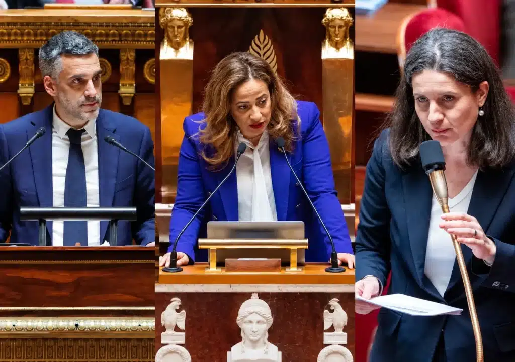 Yan Chantrel, Amélia Lakrafi et Nathalie Coggia, parlementaires des Français de l'étranger