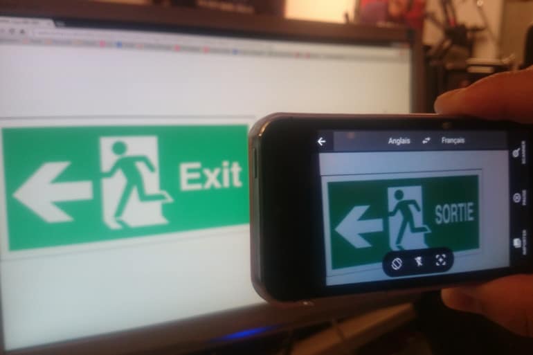 Google traduction simplifie les voyages