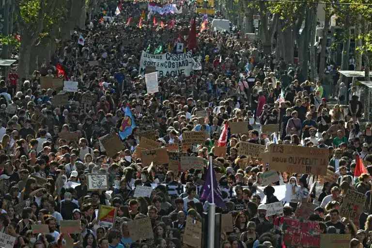 Manifestations &agrave; lyon le 02 octobre 2026
