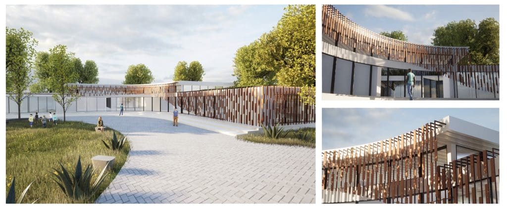 Projet futur b&acirc;timent de l&rsquo;Alliance Fran&ccedil;aise de Gaboron