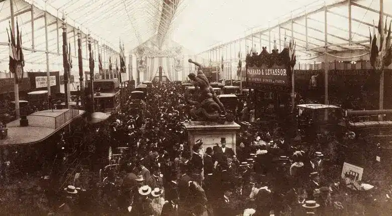 Salon de l'automobile au Grand palais en 1898