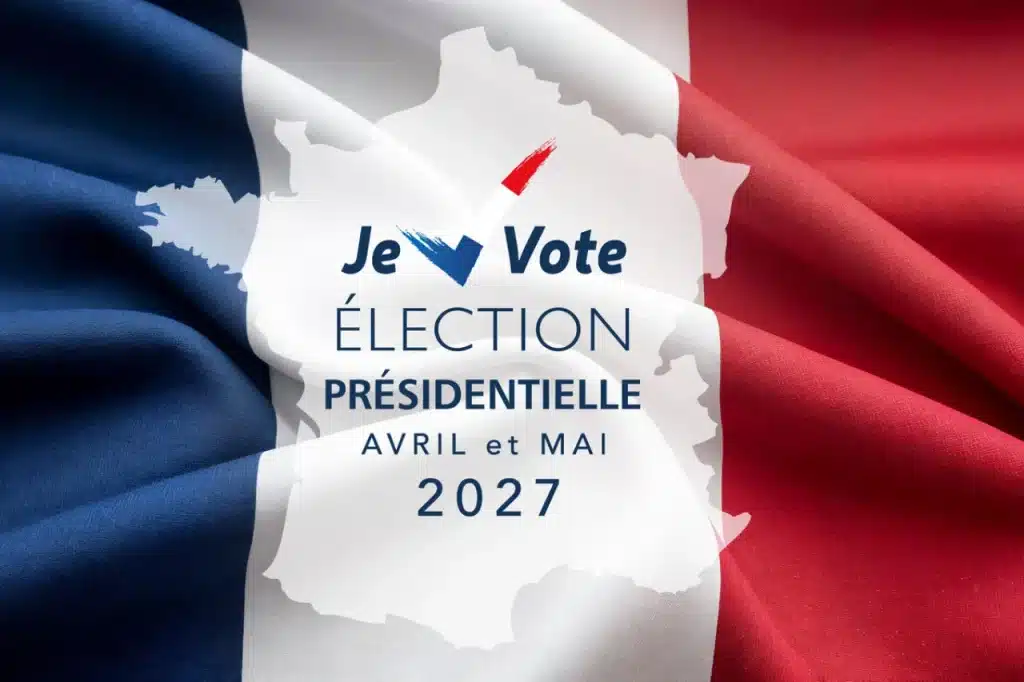 Visuel de promotion de participation à l'élection présidentielle 2027