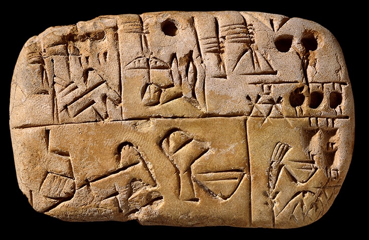 les chiffres sumériens rendaient compte différemment des divers types d'objets. ©Stockadobe