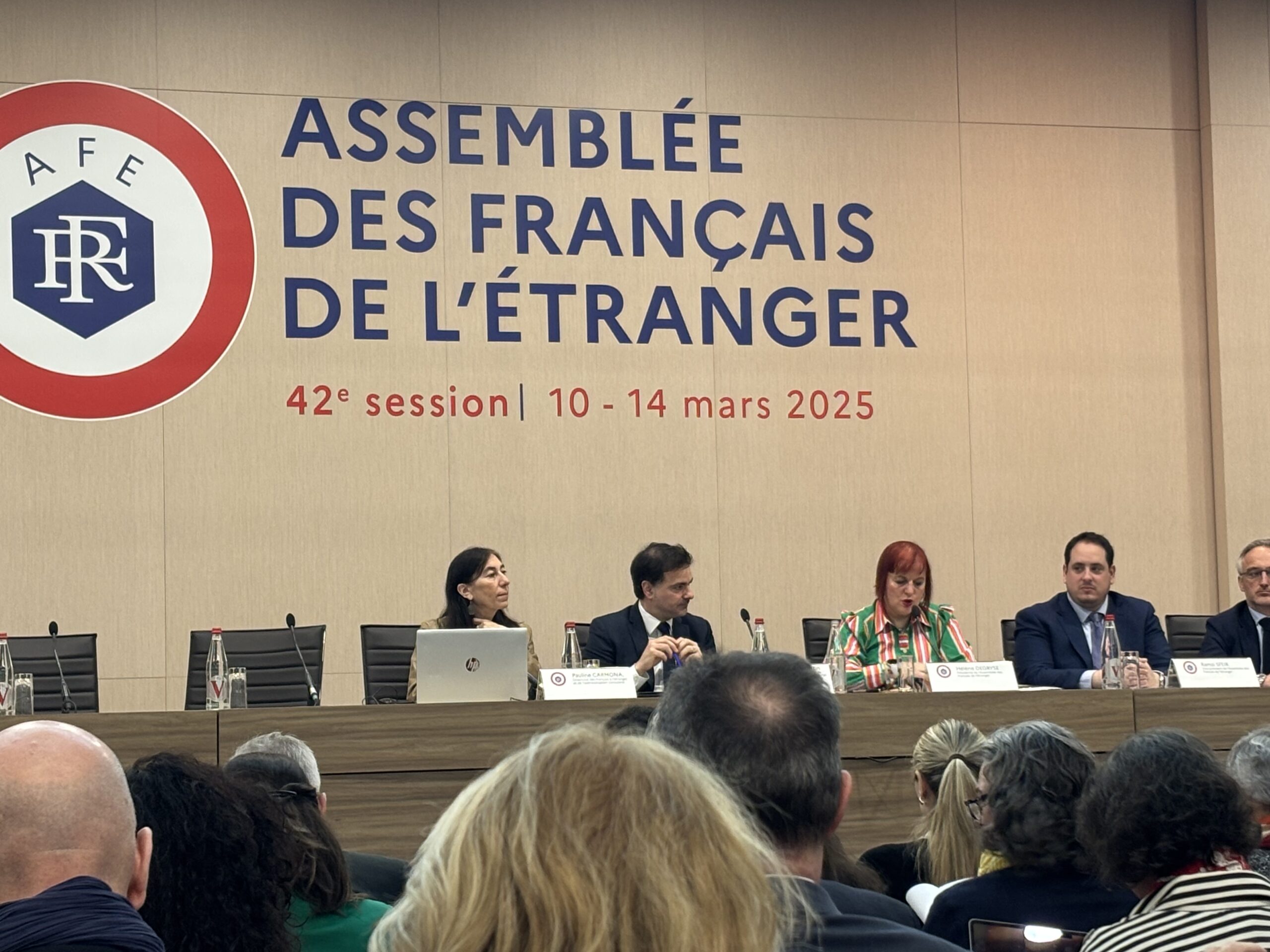 42eme session plénière de l'AFE ouverture des travaux avec Laurent Saint-Martin, ministre délégué aux Français de l'étranger