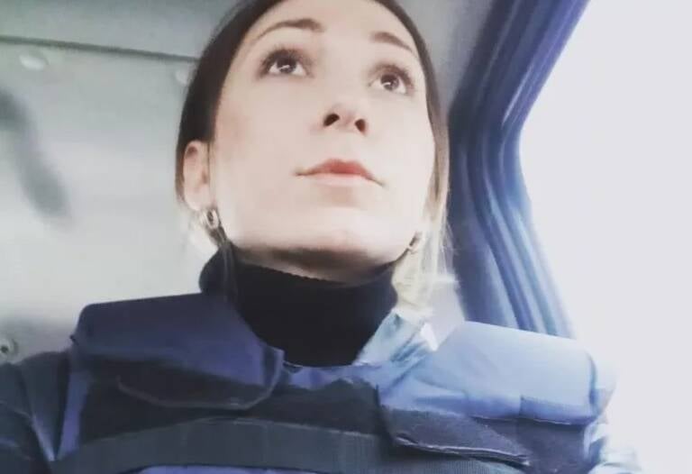 Viktoriia Roshchina, 27 ans, reporter indépendante, collaboratrice des meilleures rédactions de Kyiv.