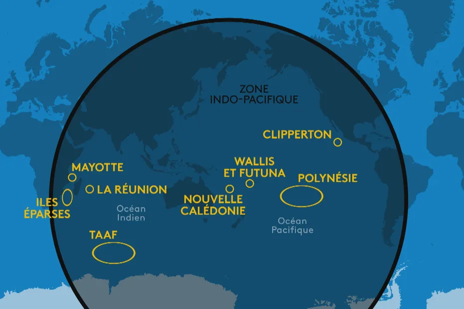 Zone indo pacifique française ©Ifremer