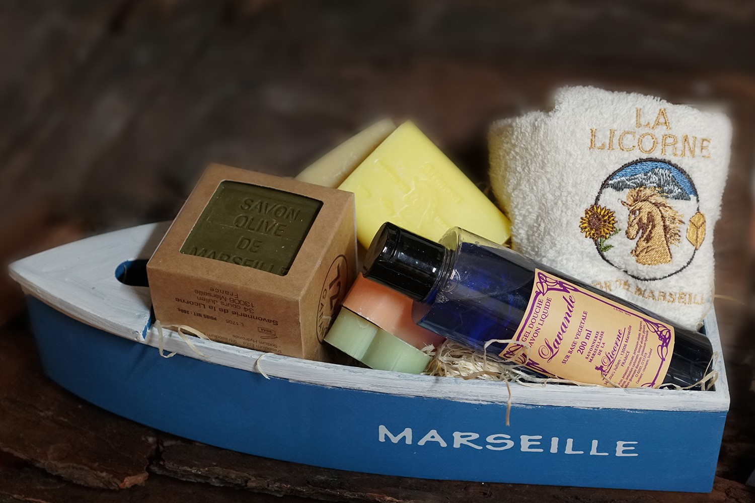 Coffret de savon de Marseille