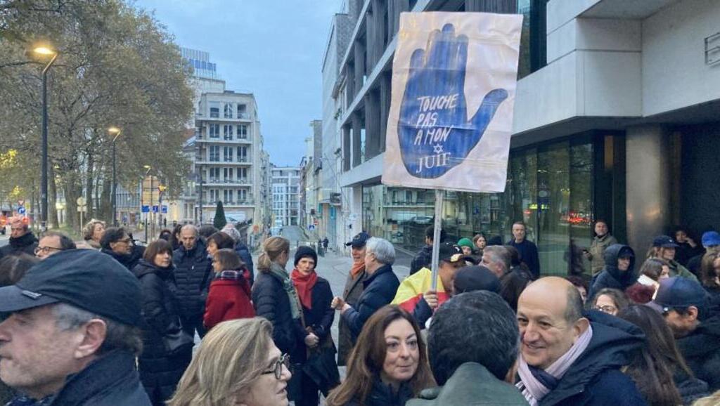 Marche contre l’antisémitisme : les Français de l’étranger mobilisés à Bruxelles 
