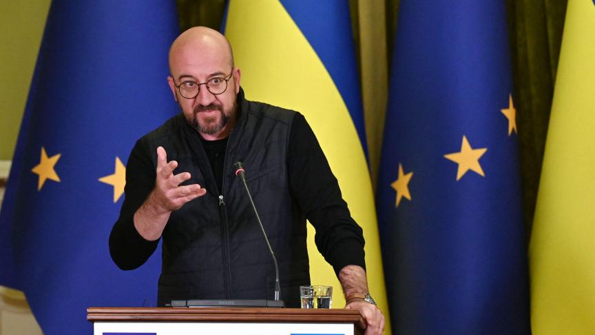 « Si l&rsquo;Ukraine intègre les 27, l&rsquo;Europe sera plus protégée, plus solide » – Charles Michel, président du Conseil européen (sans pouvoir décisionnel) et ancien premier ministre belge.