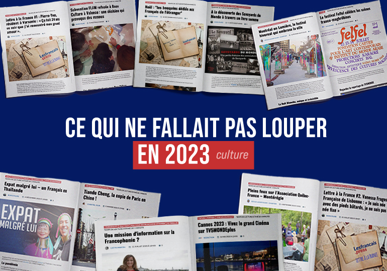 La rétrospective culturelle 2023 des Français de l'étranger