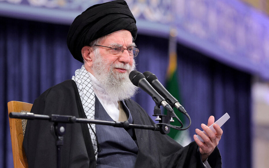 Iran's Supreme Leader Ayatollah Ali Khamenei speaks during a meeting in Tehran, Iran, February 17, 2026. Office of the Iranian Supreme Leader/WANA (West Asia News Agency)/Handout via REUTERS ATTENTION EDITORS - THIS PICTURE WAS PROVIDED BY A THIRD PARTY.