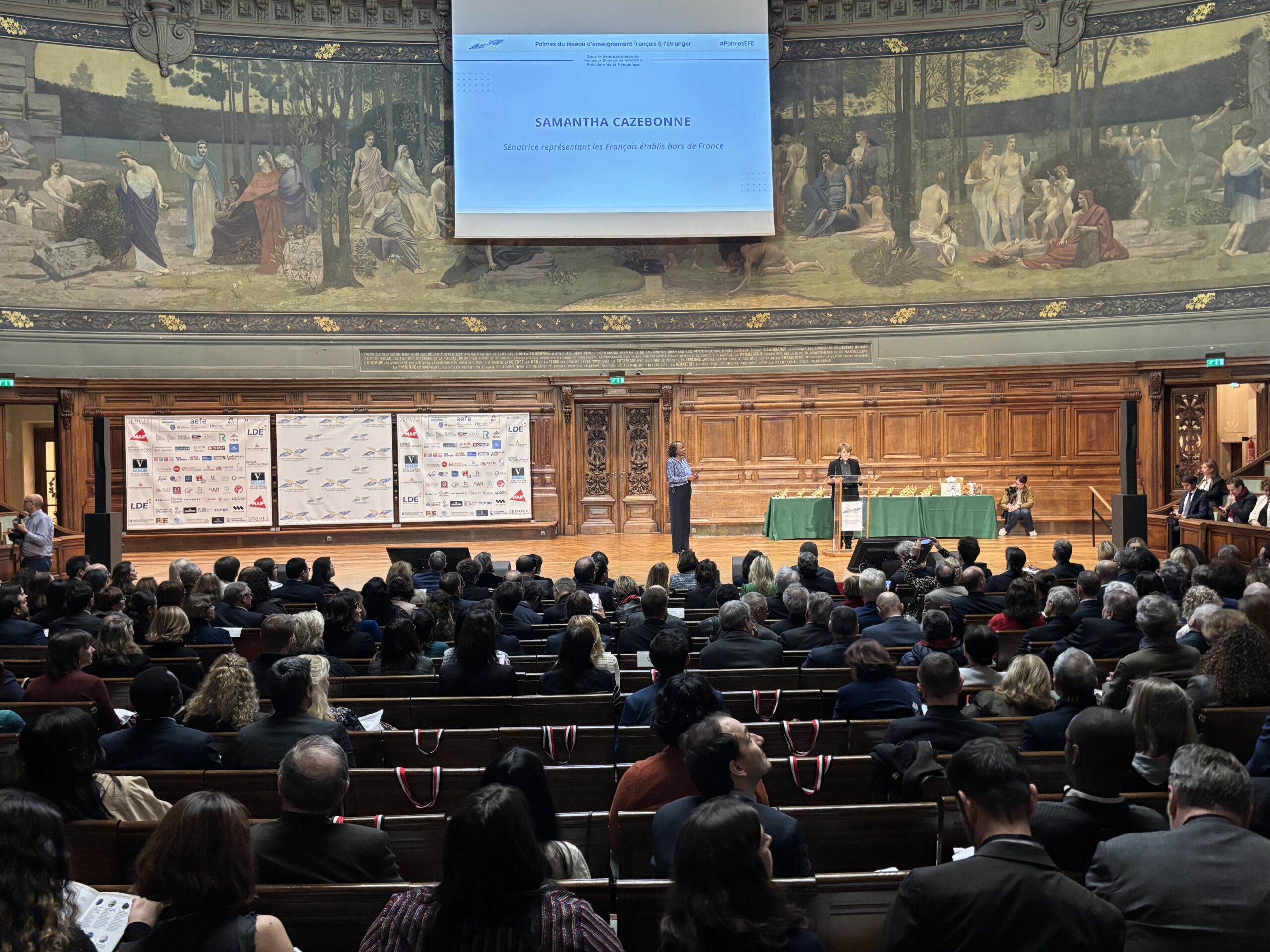 Cérémonie des palmes EFE à la Sorbonne