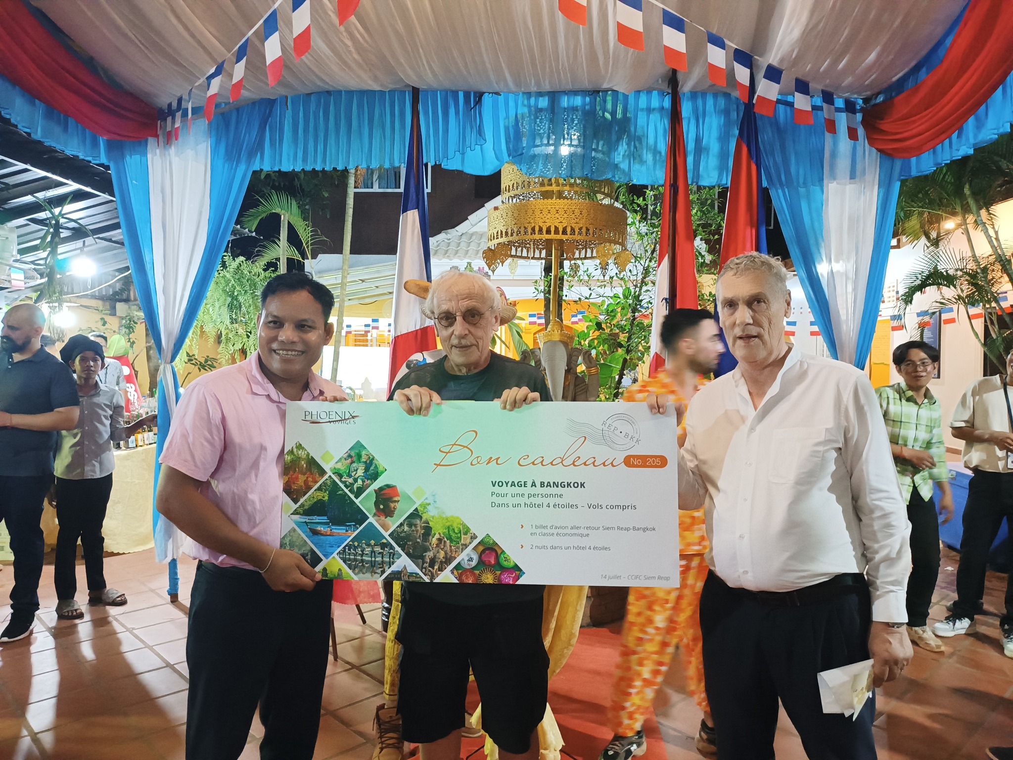 Le gagnant du concours du 14 juillet au Cambodge ©Florian Bohême