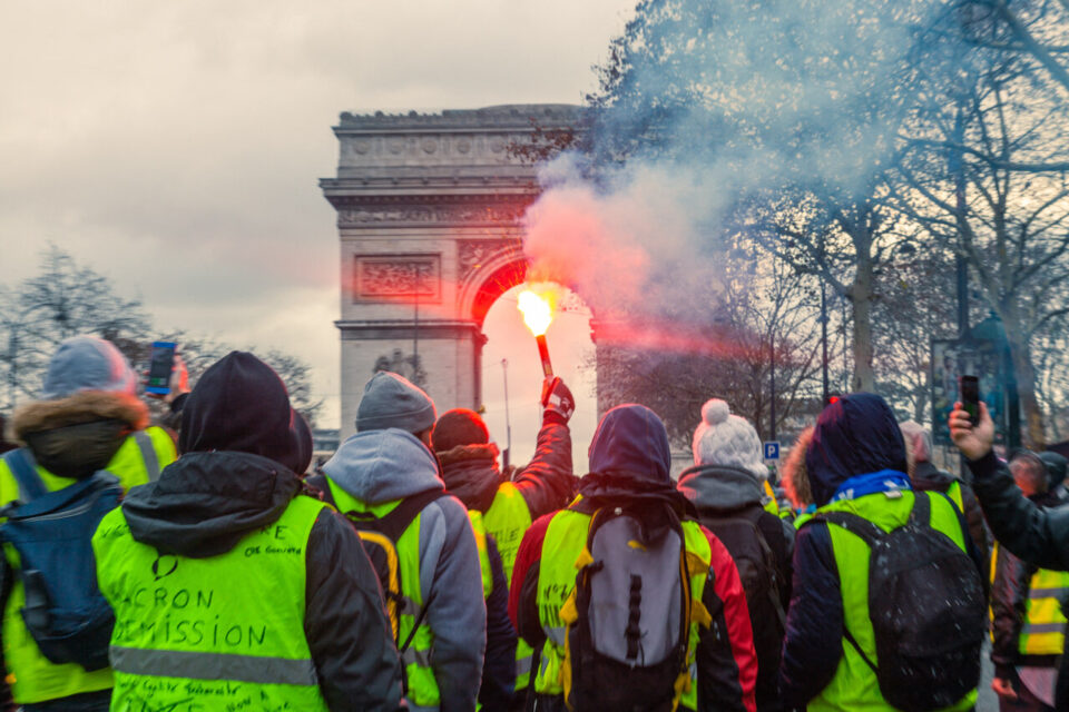 Gilets Jaunes à Paris le samedi 17 novembre 2018 ©AFP
