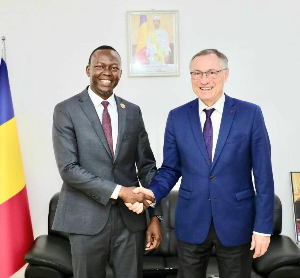 Jean Marie Bockel et Succès Masra_ ancien Premier Ministre du Tchad.