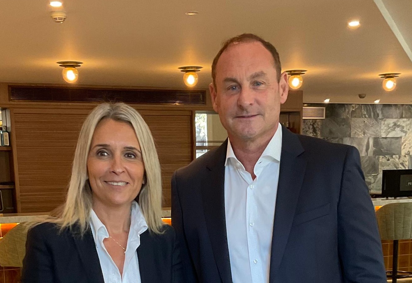 Johana Maurel candidate du RN et son suppléant Grégoire Lepoutre
