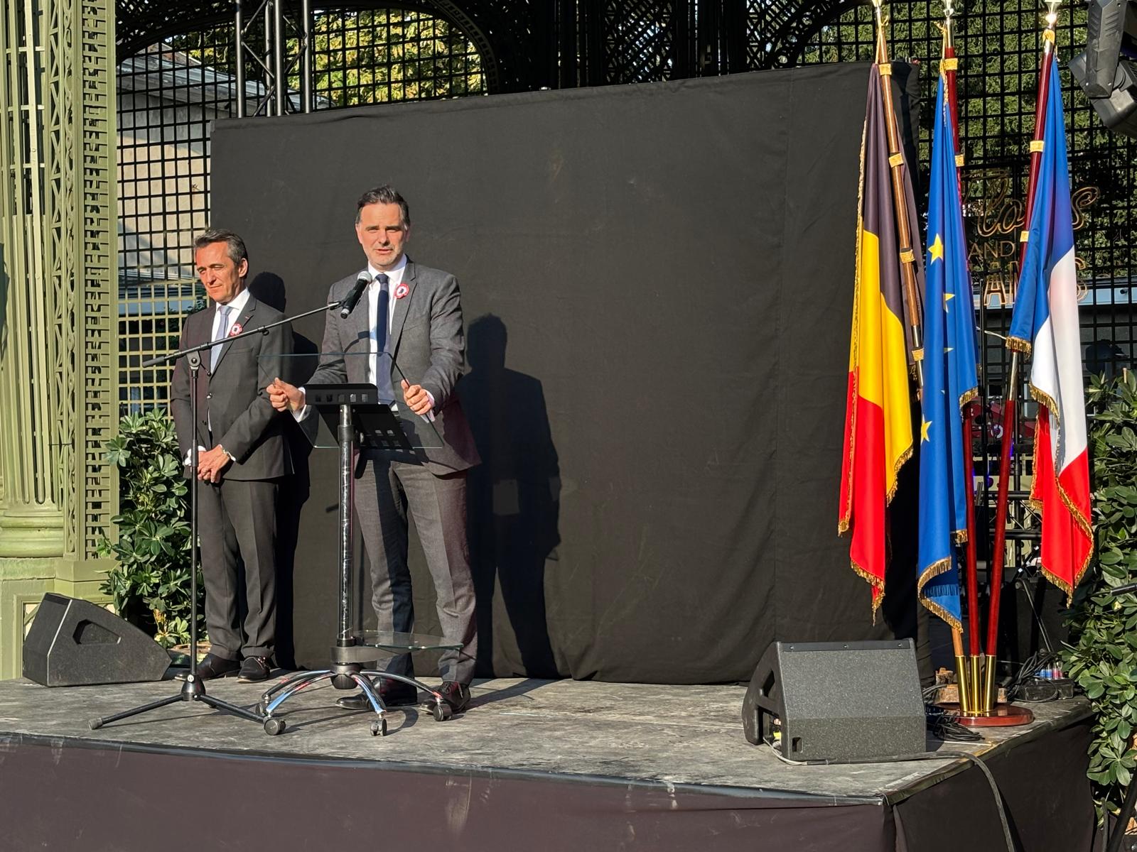 Laurent Saint Martin à Bruxelles pour le 14 juillet 2025. ©LFP