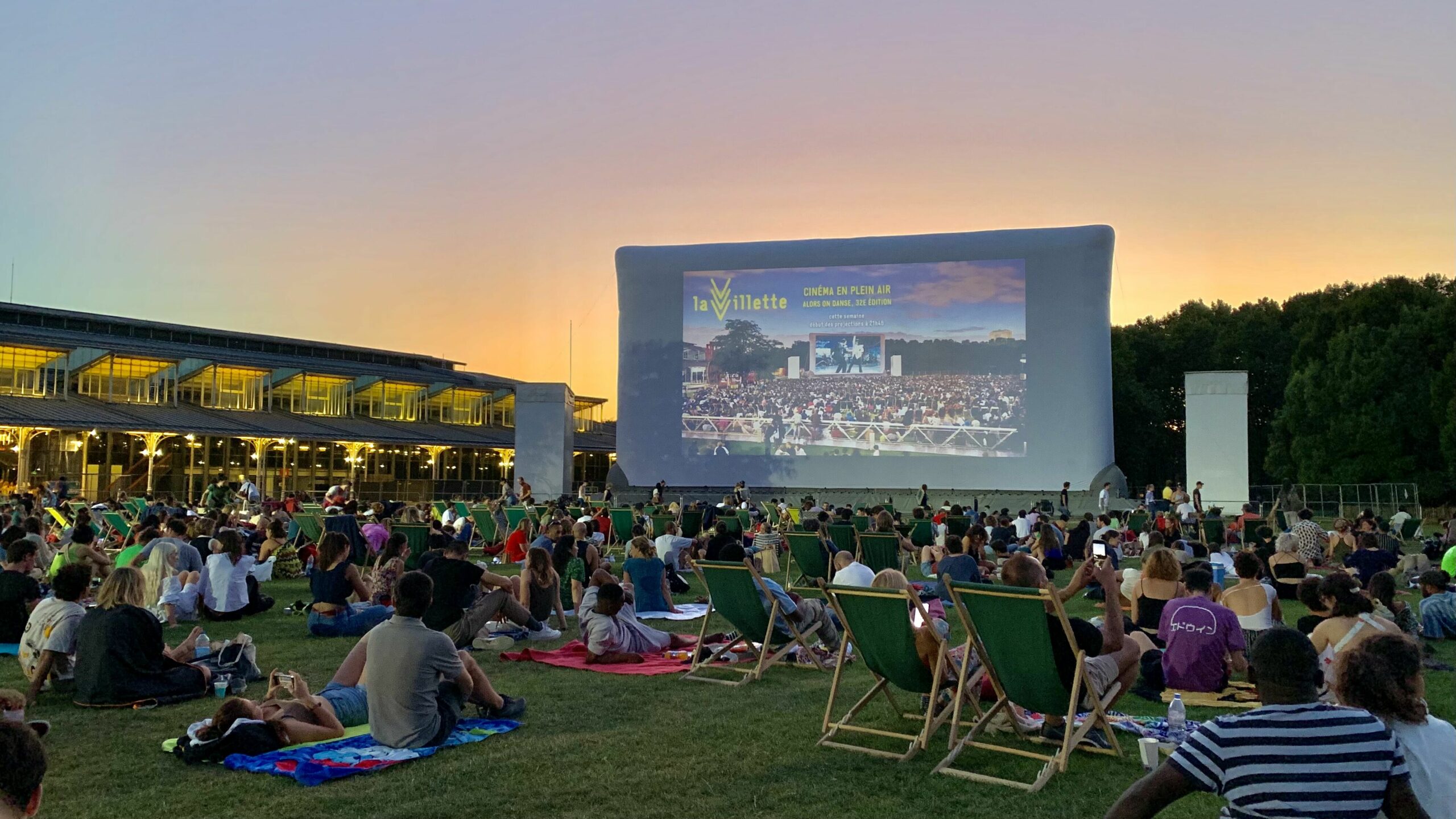 Le Cinéma en plein air à La Villette