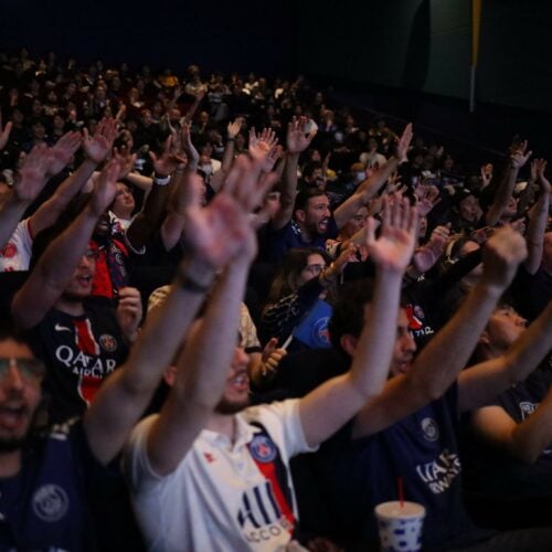 Le fan club PSG Japon a poussé son équipe tout au long du match