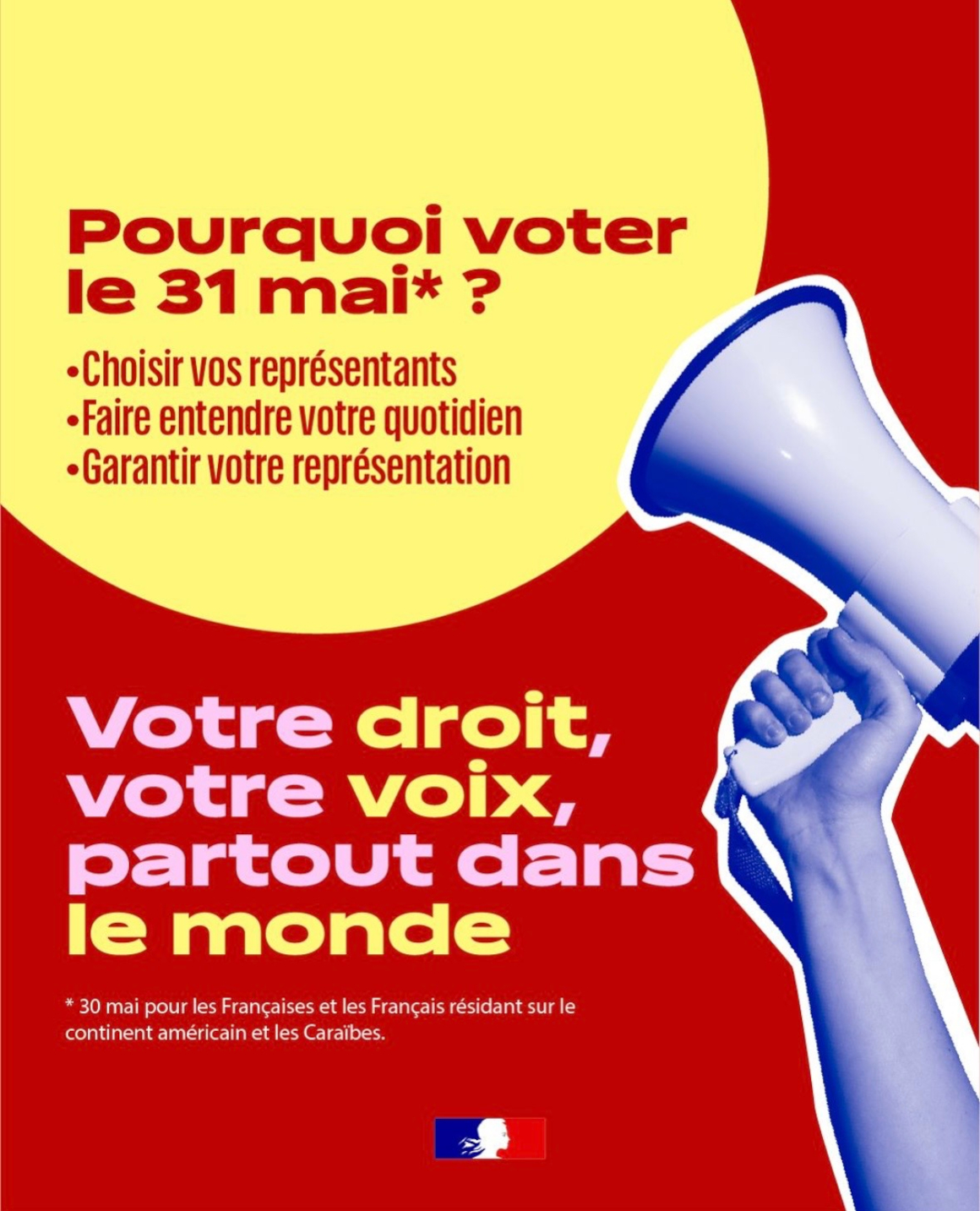 Pourquoi voter le 31 mai* ?