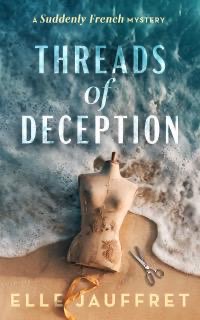 Couverture du livre d'Elle Jauffret "Threads of Deception"