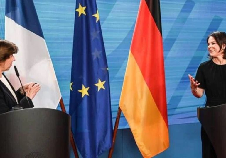 Rencontre entre les cheffes de la diplomatie française et allemande