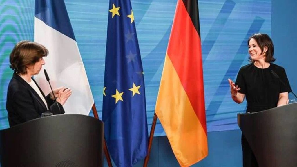 Rencontre entre les cheffes de la diplomatie française et allemande