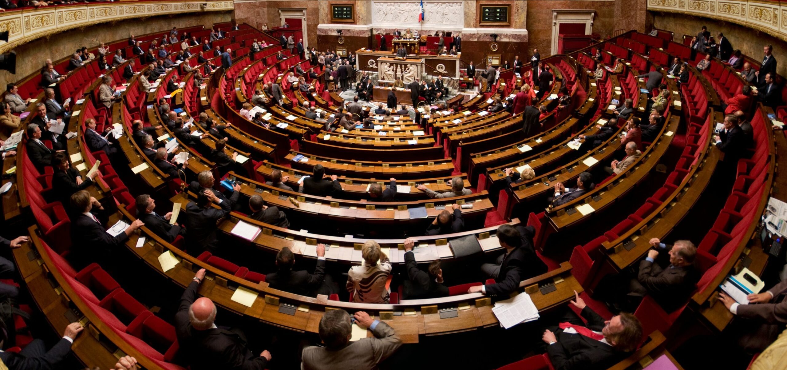 Panorama de l'hémicycle de l'Assemblée nationale