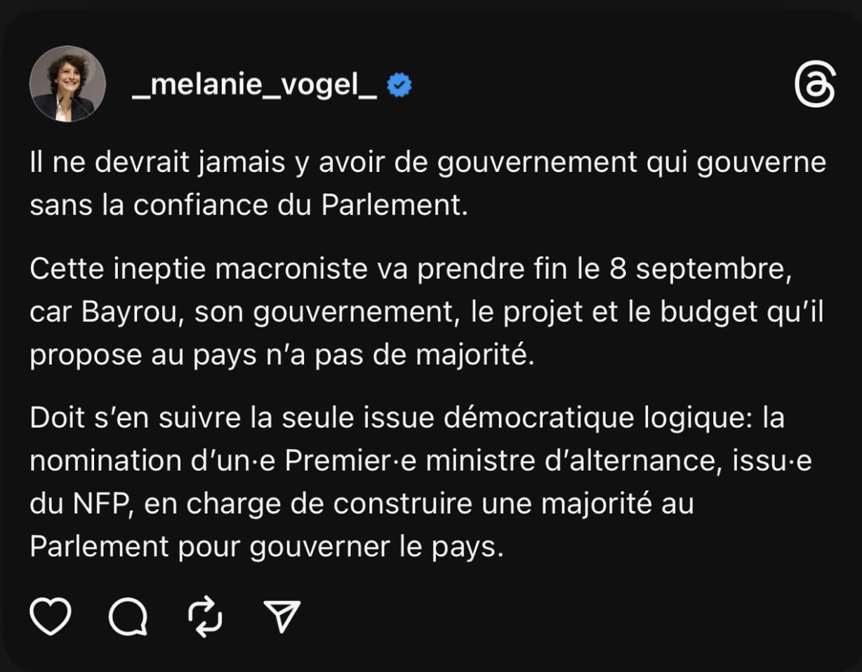 La sénatrice des Français de l’étranger, écologiste, Mélanie Vogel ©MV