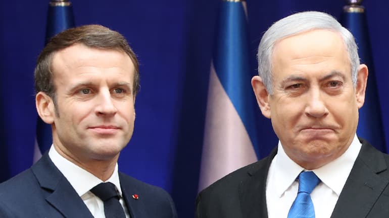 Emmanuel Macron appelle Benjamin Netanyahu à ouvrir "tous les points de passage" et "une voie terrestre directe depuis la Jordanie" afin d'acheminer l'aide humanitaire à la population de Gaza, jugeant "injustifiable" l'absence d'accès.