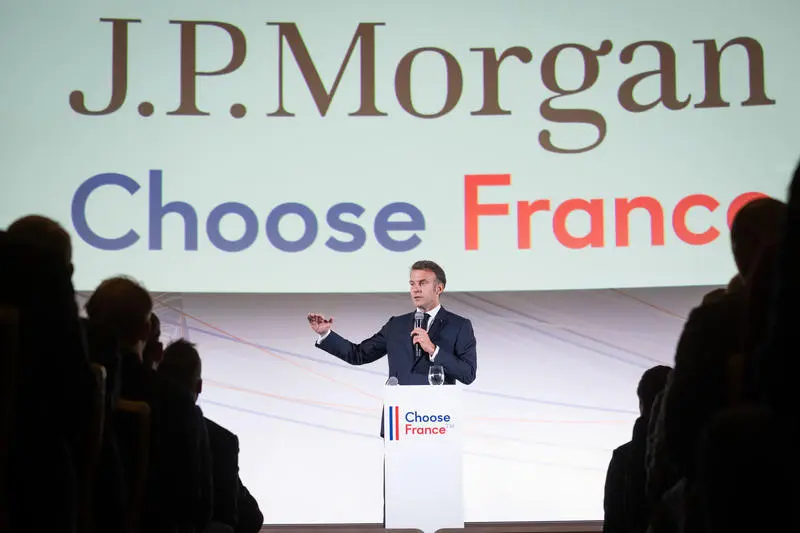Emmanuel Macron au sommet ChooseFrance