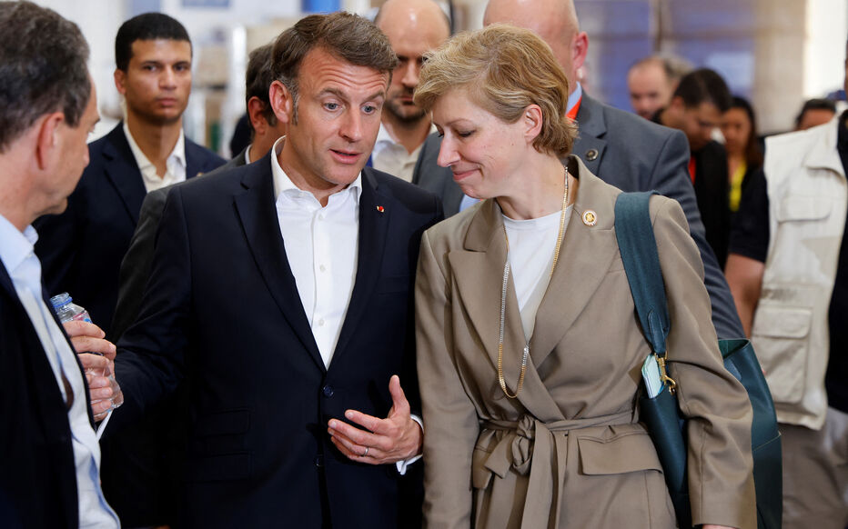 Anne-Claire Legendre, diplomate proche conseill&egrave;re de Macron, propos&eacute;e pour remplacer Jack Lang. &copy;Ludovic MARIN / POOL / AFP