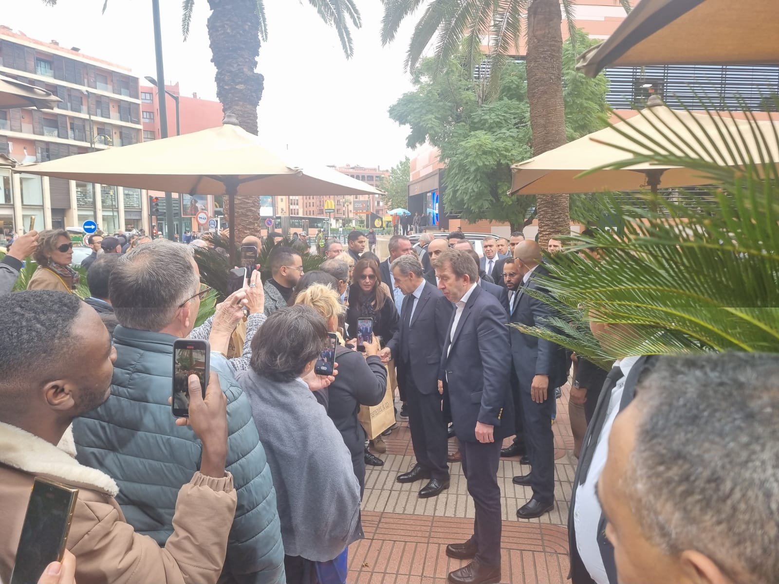 Nicolas Sarkozy à Marrakech