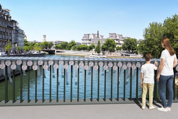 Le monument mettra à l'honneur les athlètes médaillés de Paris 2024. ©Ville de Paris
