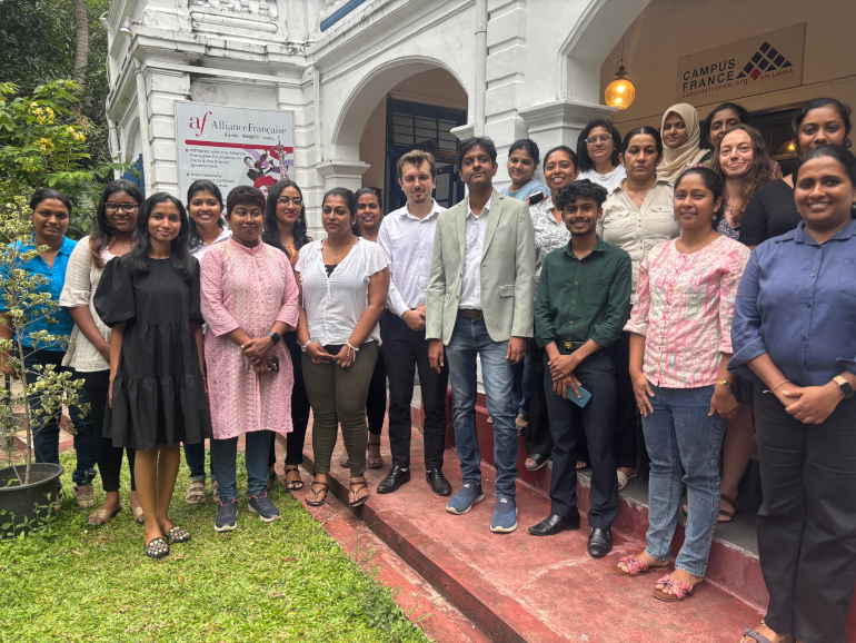 Animation au sein de l'Alliance française à Kandy - Sri Lanka