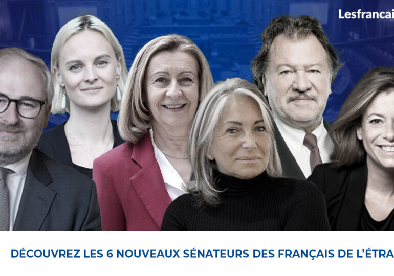 Les 6 nouveaux sénateurs des Français de l’étranger