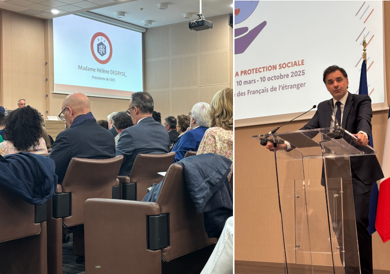 Session plénière à l'AFE - Le ministre Laurent Saint-Martin