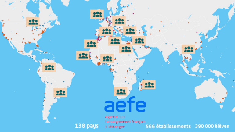 Carte AEFE, Agence pour l'Enseignement Français à l'Etranger