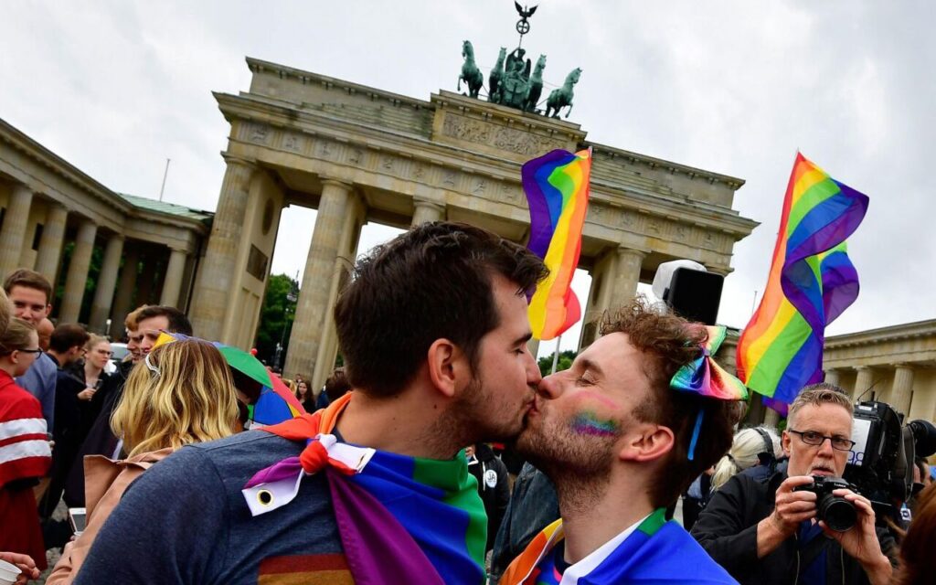 Célébration de la légalisation du mariage gay à Berlin en 2017